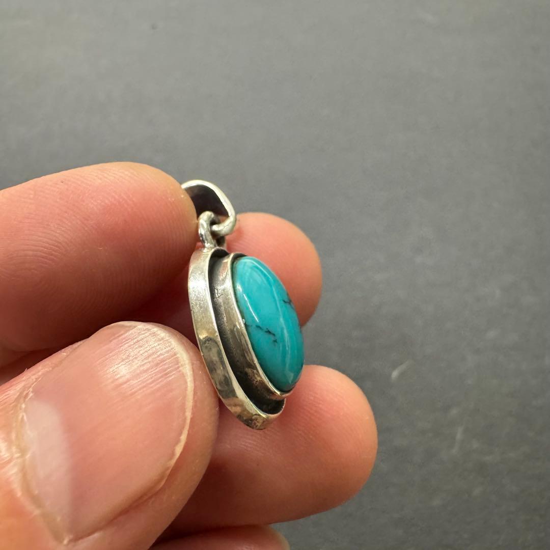 【silver925】ターコイズ ペンダントトップ