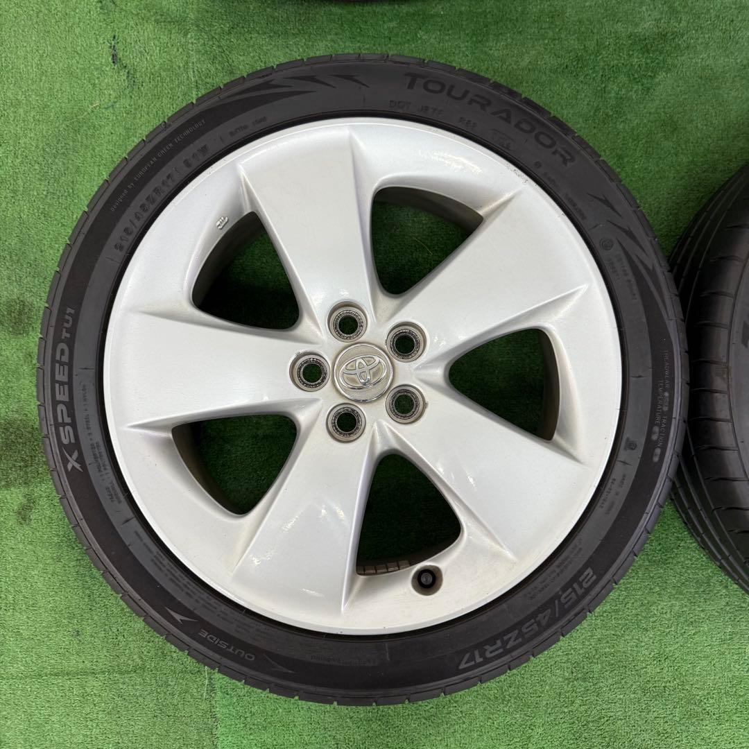 トヨタ プリウス30 純正 17インチ ホイール/タイヤ プリウス50