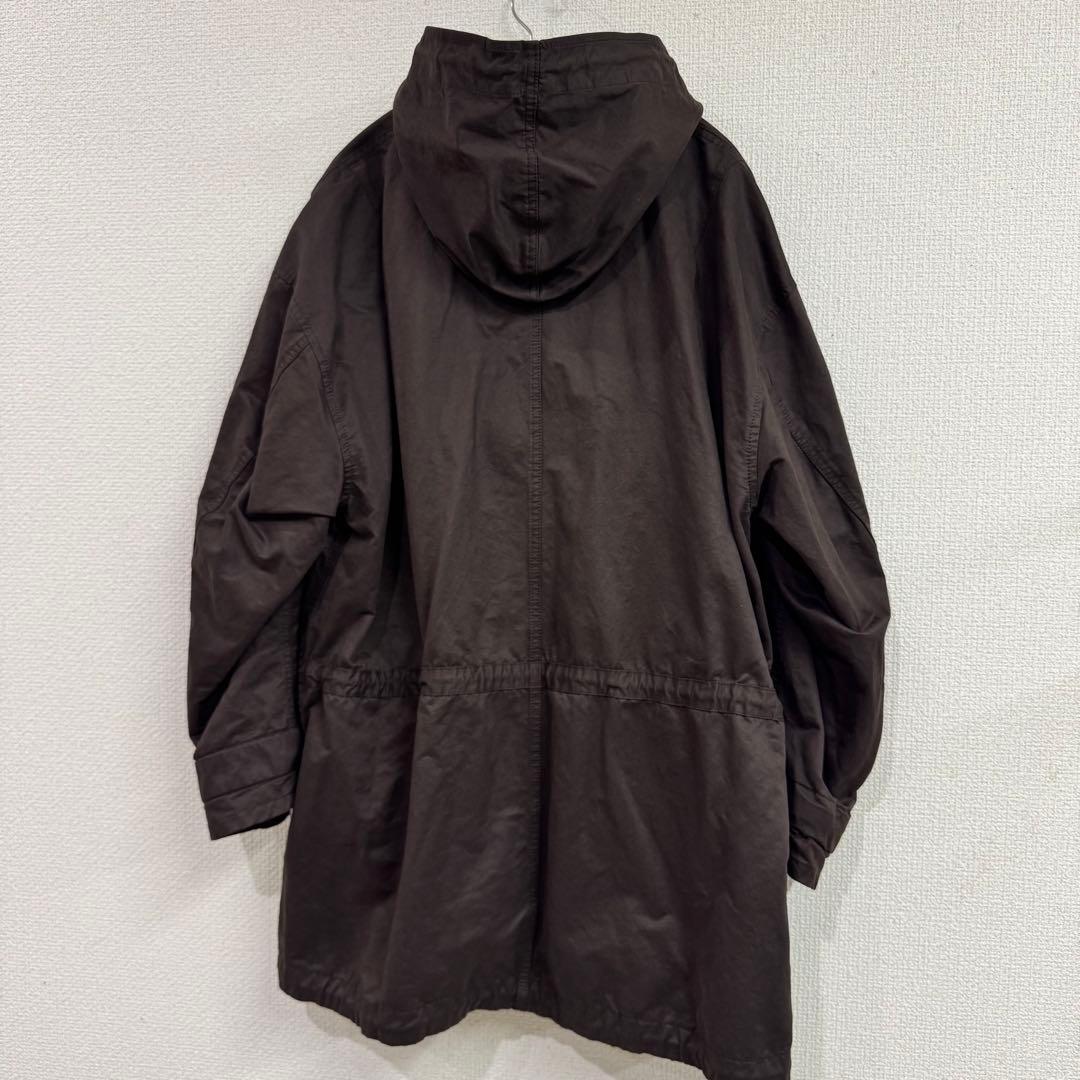 25年モデルcrewre クルーレ ピーチスキンモッズコート ダークブラウン