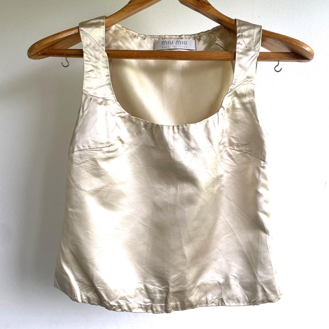 【miumiu】　ビスチェ　ノースリーブ