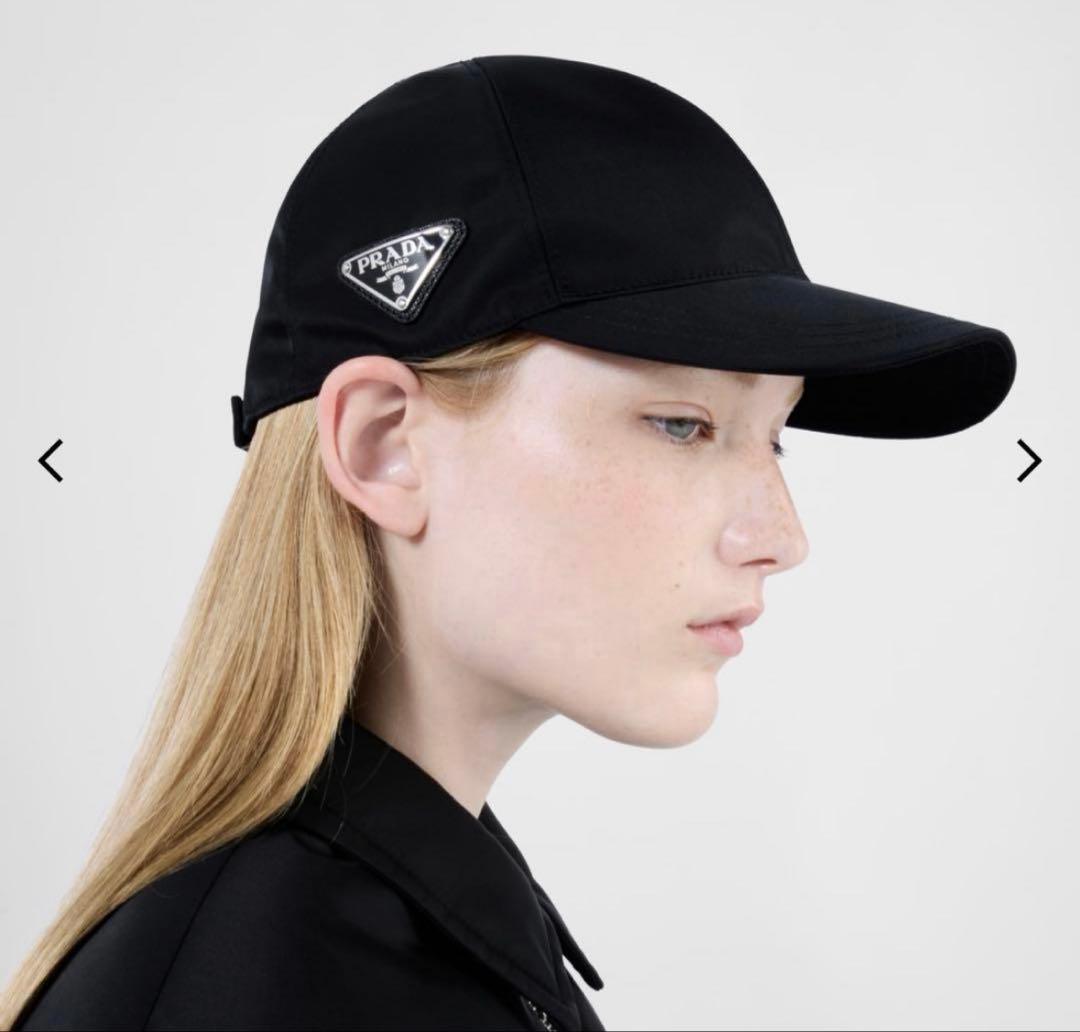 【試着のみ】PRADA ナイロンキャップ Lサイズ
