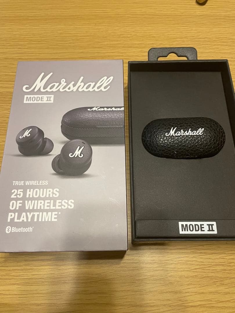 Marshall MODEⅡ 付属品完備！　ワイヤレスイヤホン