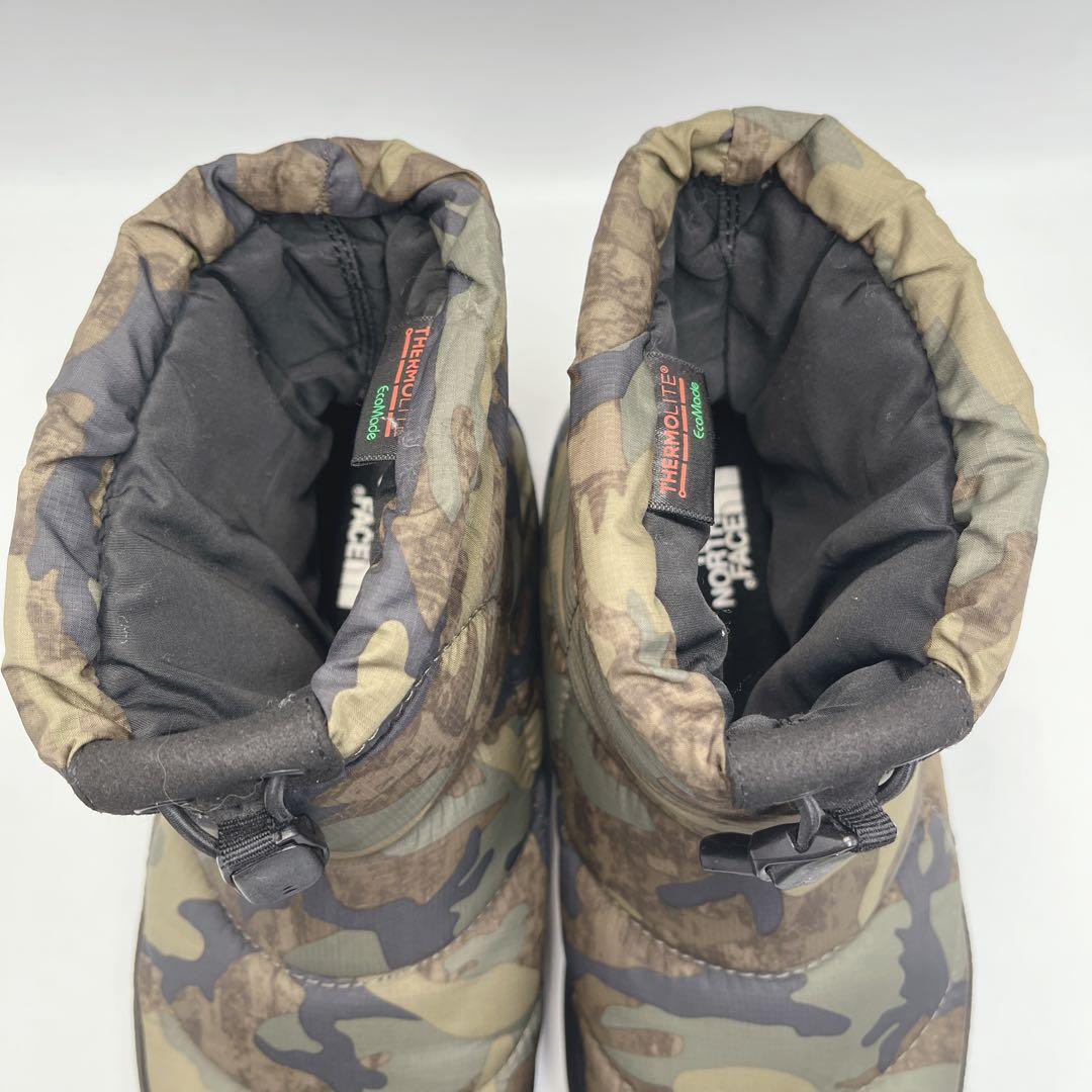 ノースフェイス ヌプシ ブーティ ウォータープルーフ ロゴ ショート【23cm】