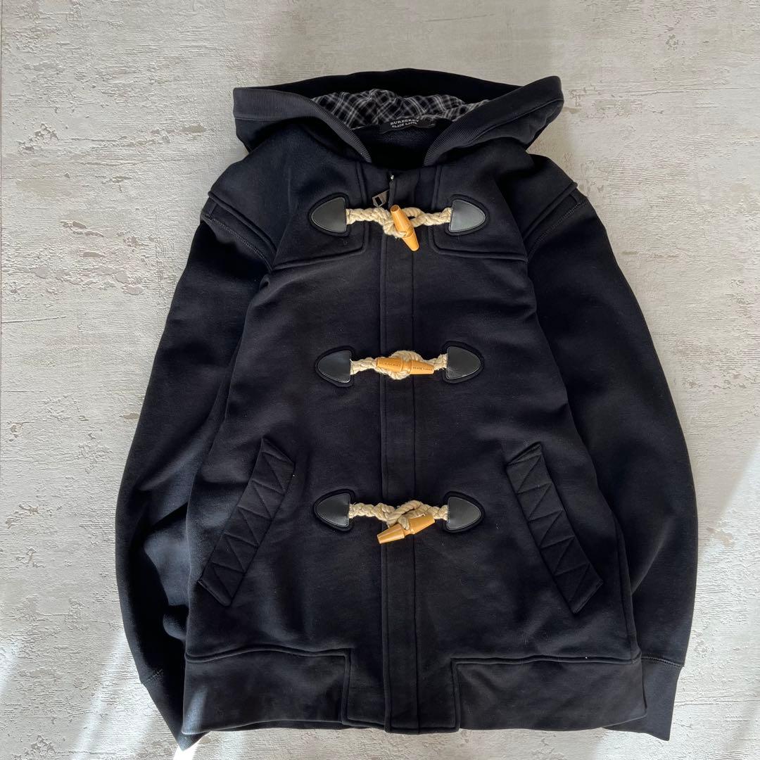 e*n様 BURBERRY BLACK LABELショートダッフルコート ブラッ
