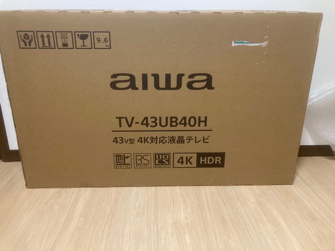 AIWA 43インチ 4K HDR テレビ TV-43UB40H