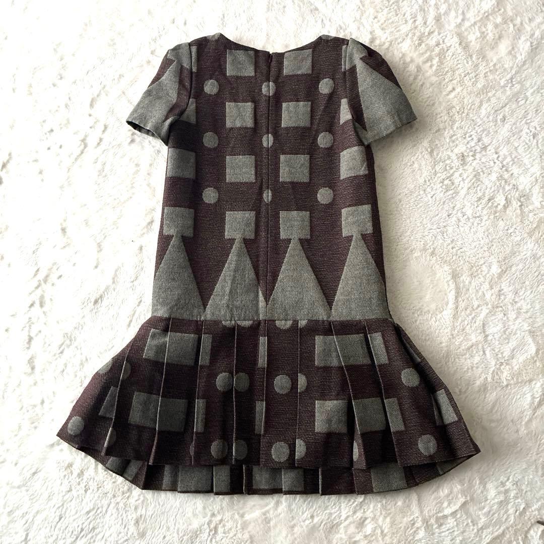 美品 希少✨ヴィヴィアン ウエストウッド 変形 プリーツ ワンピース 総柄