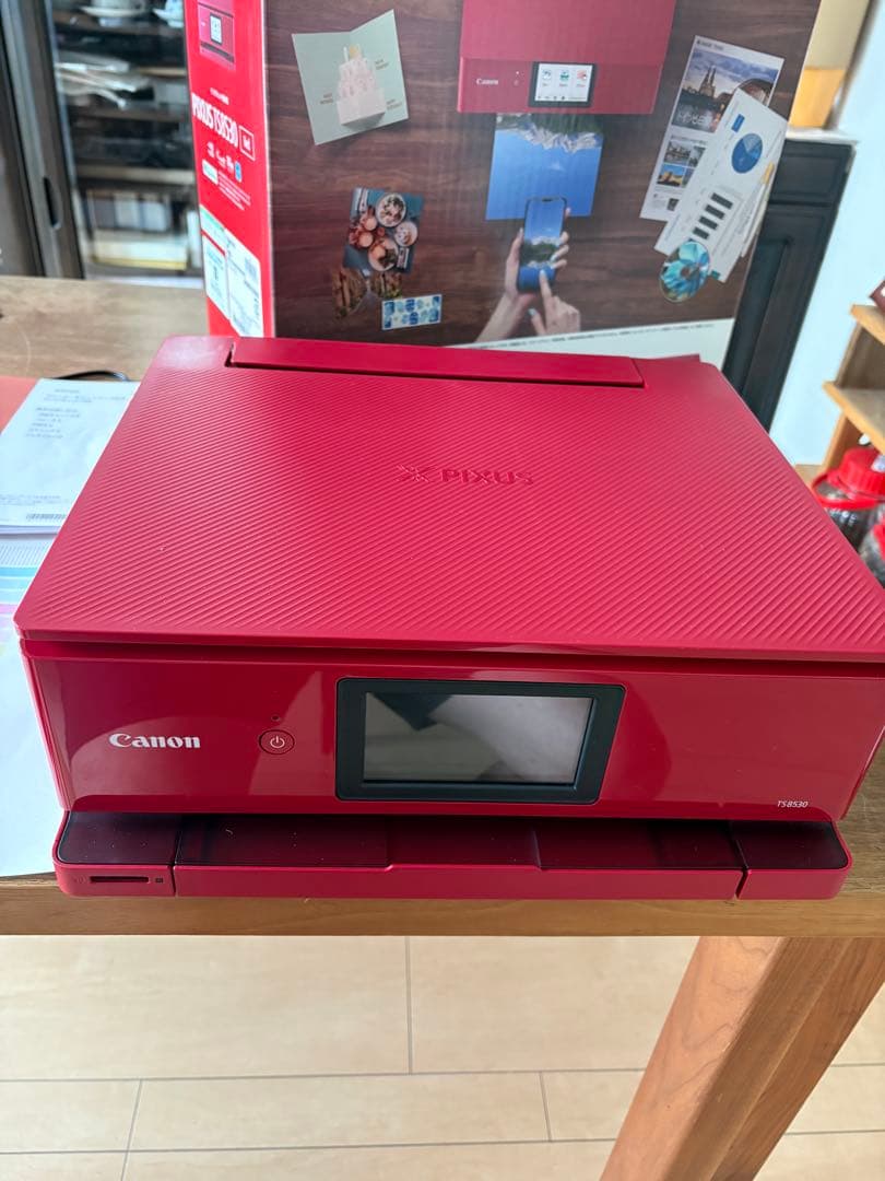 Canon TS8530 インクジェットプリンター 赤