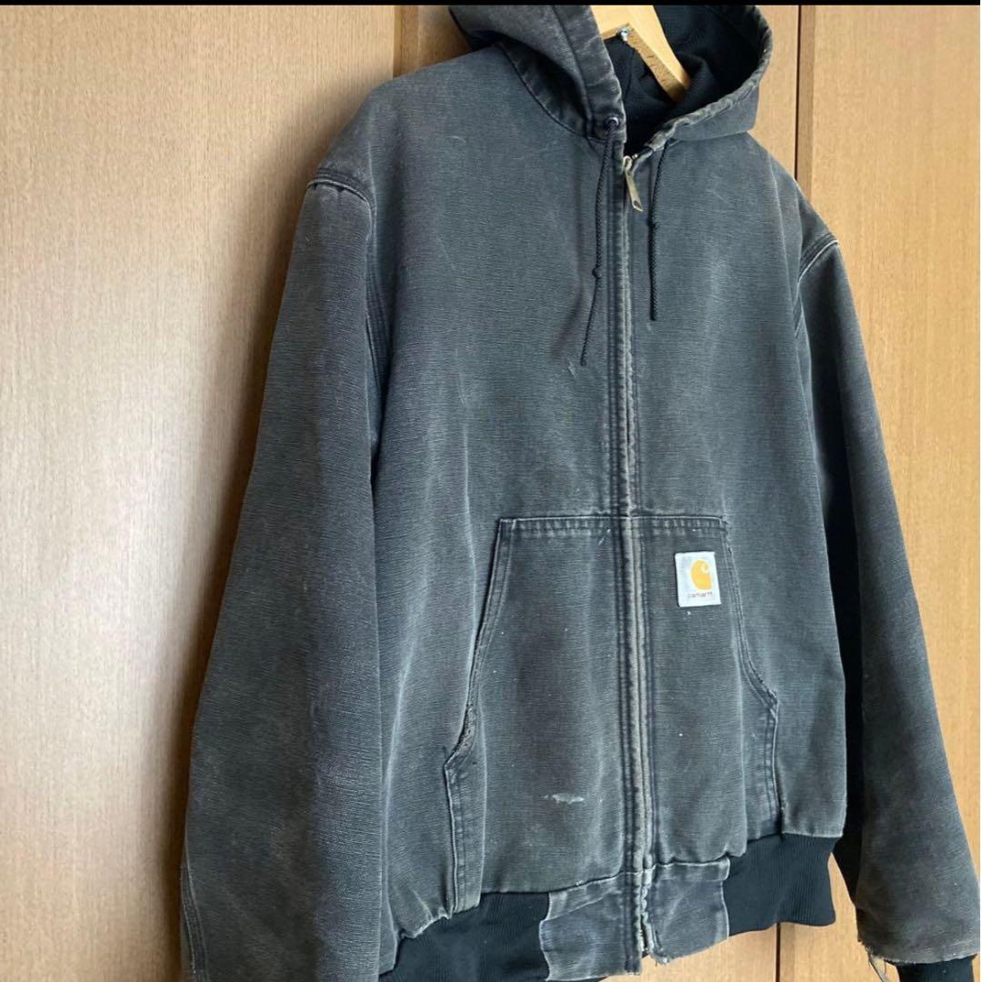 【雰囲気抜群】Carhartt アクティブジャケット フェード ボロ U