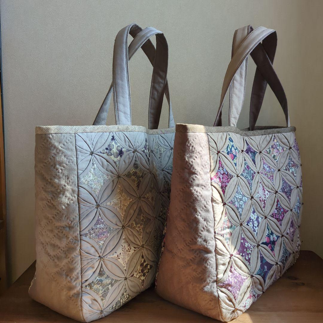 ✿リバティ✕パッチワーク✿　アッコちゃん様 ご注文品　カシス＆グレー