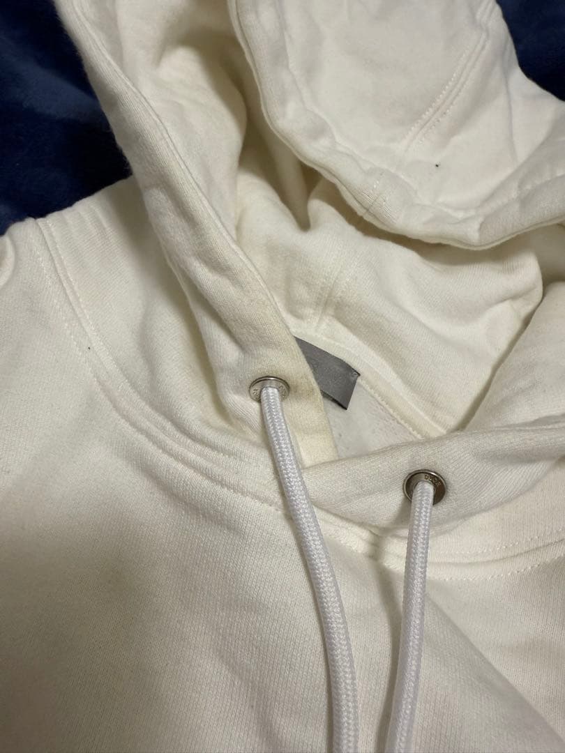 Dior ホワイト フード付きパーカー