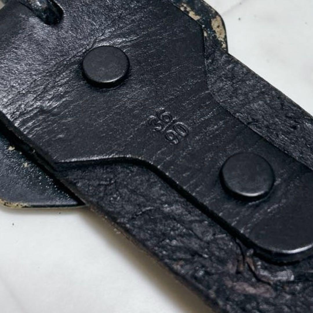 HTC ブラックピラミッドスタッズベルト 36/90