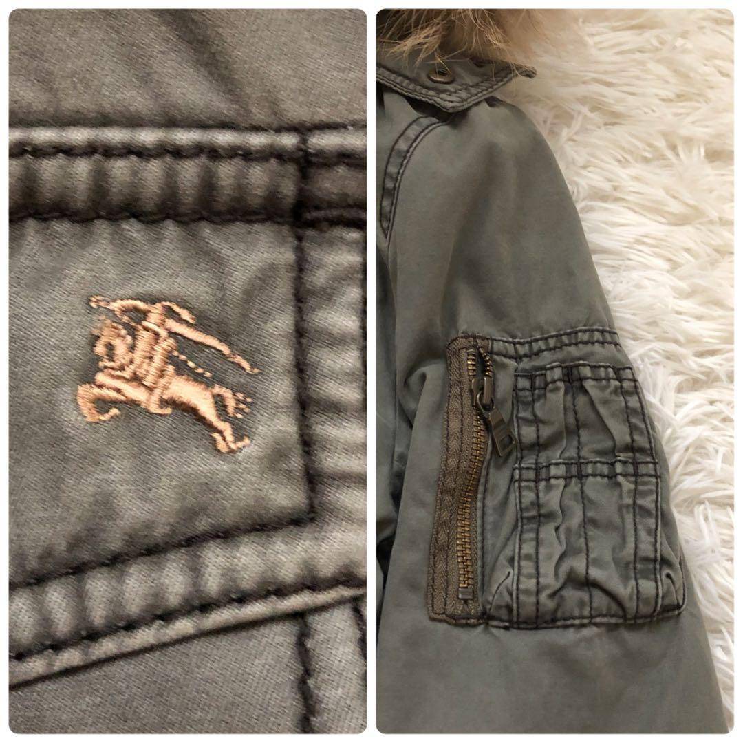 激レアモデル　L バーバリーブラックレーベル ミリタリーモッズコート　3way