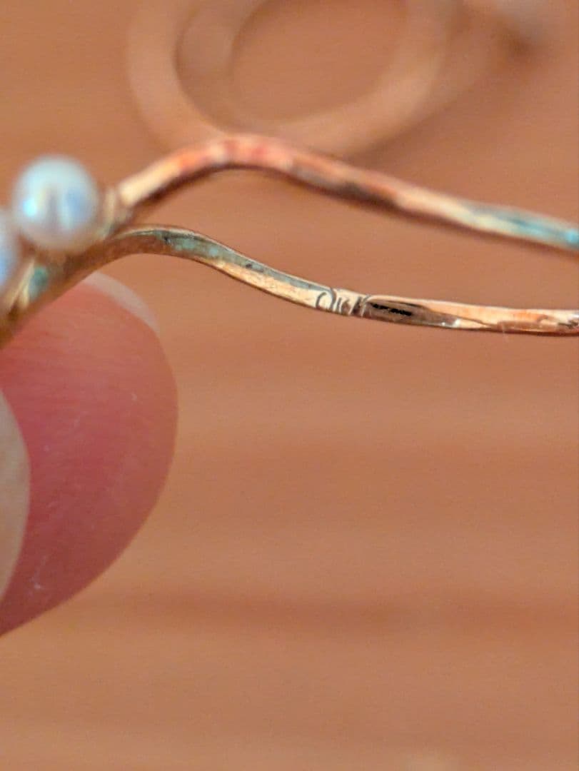 【新品】シエラ★パール・ダイヤ重ね付けリングセット