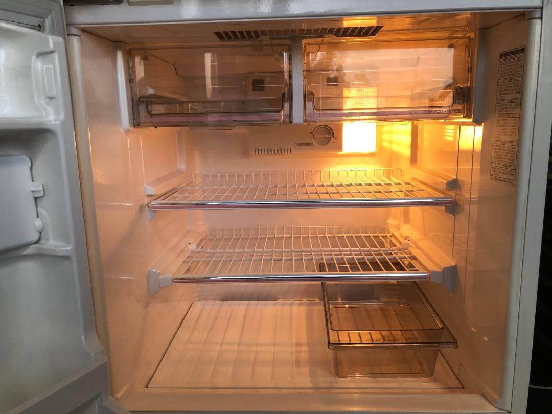 あお 現役稼働品！東芝4ドア冷凍冷蔵庫 GR-307CZVL 1987年製