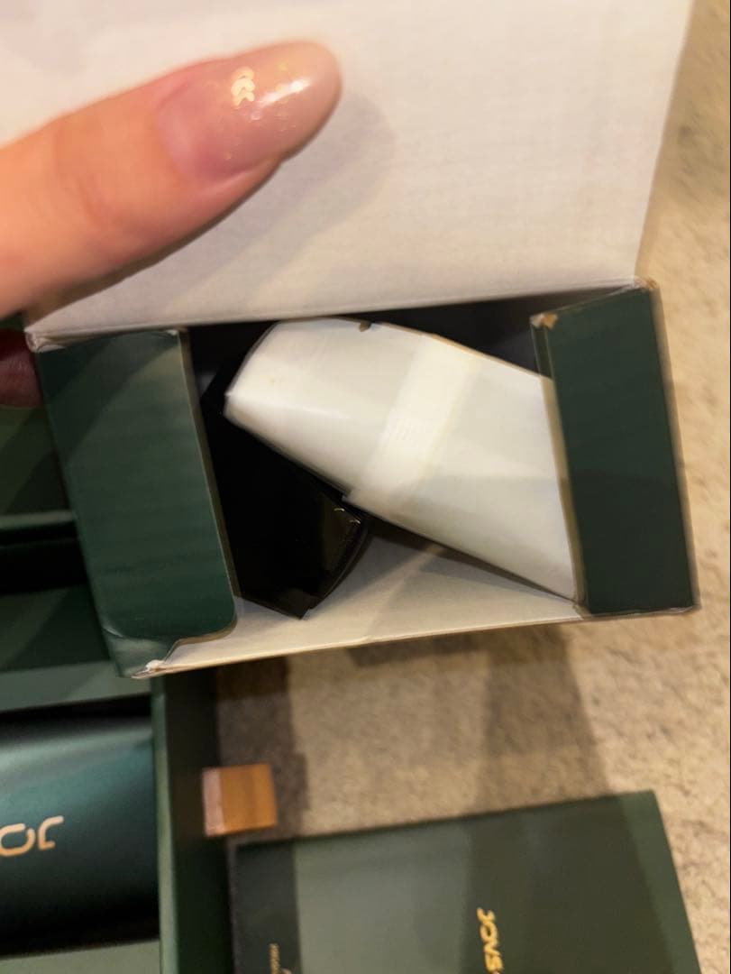 jovsダークグリーン 脱毛器 充電器付き