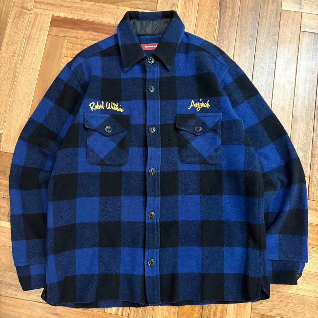 HideandSeek ブロックチェック シャツ バッファロー XL CPO