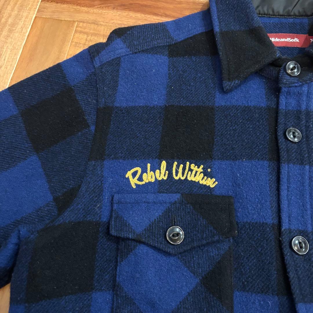 HideandSeek ブロックチェック シャツ バッファロー XL CPO