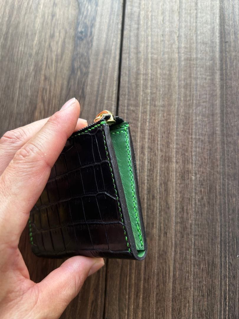 きょろ☆ページ　クロコダイル財布