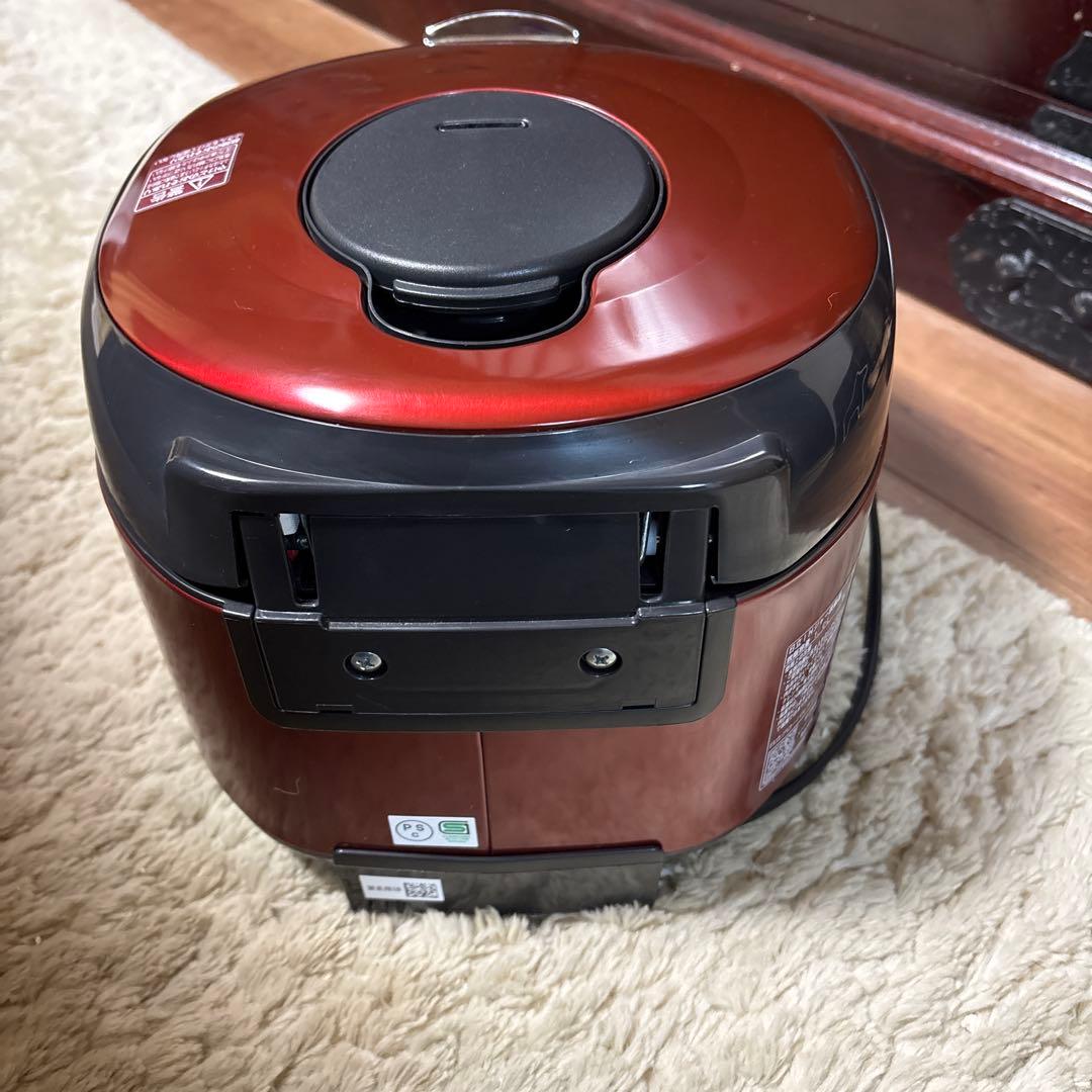 日立【超美品】圧力IH炊飯器 RZ-H10EJ Rメタリックレッド5.5合日本製
