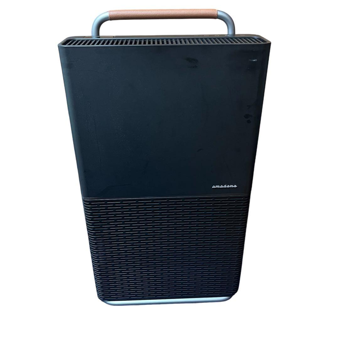 【美品】 amadana 薄型空気清浄機 PA-301