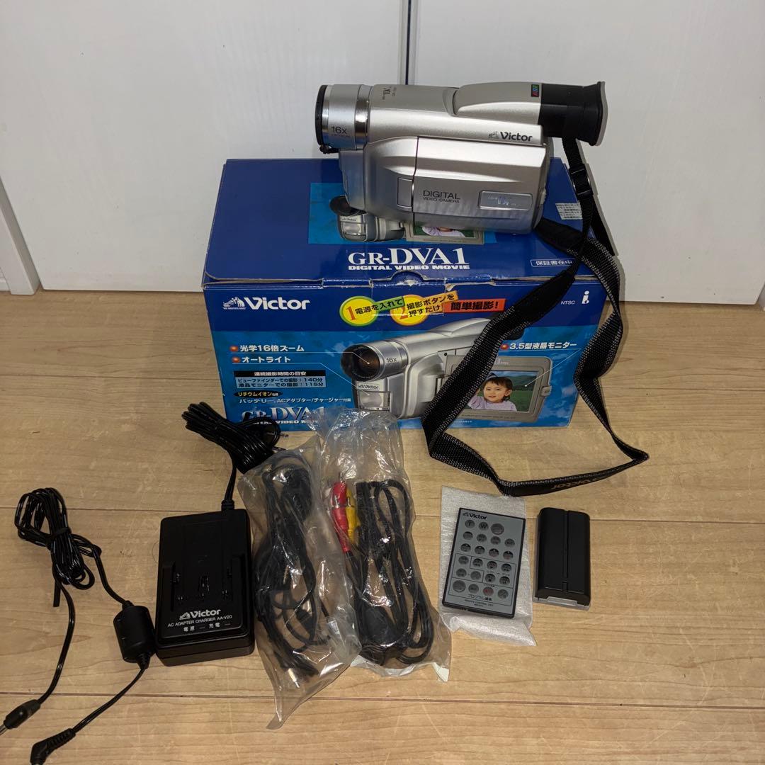 ビクター GR-DVA1 ビデオカメラ 動作確認済　フルセット！！