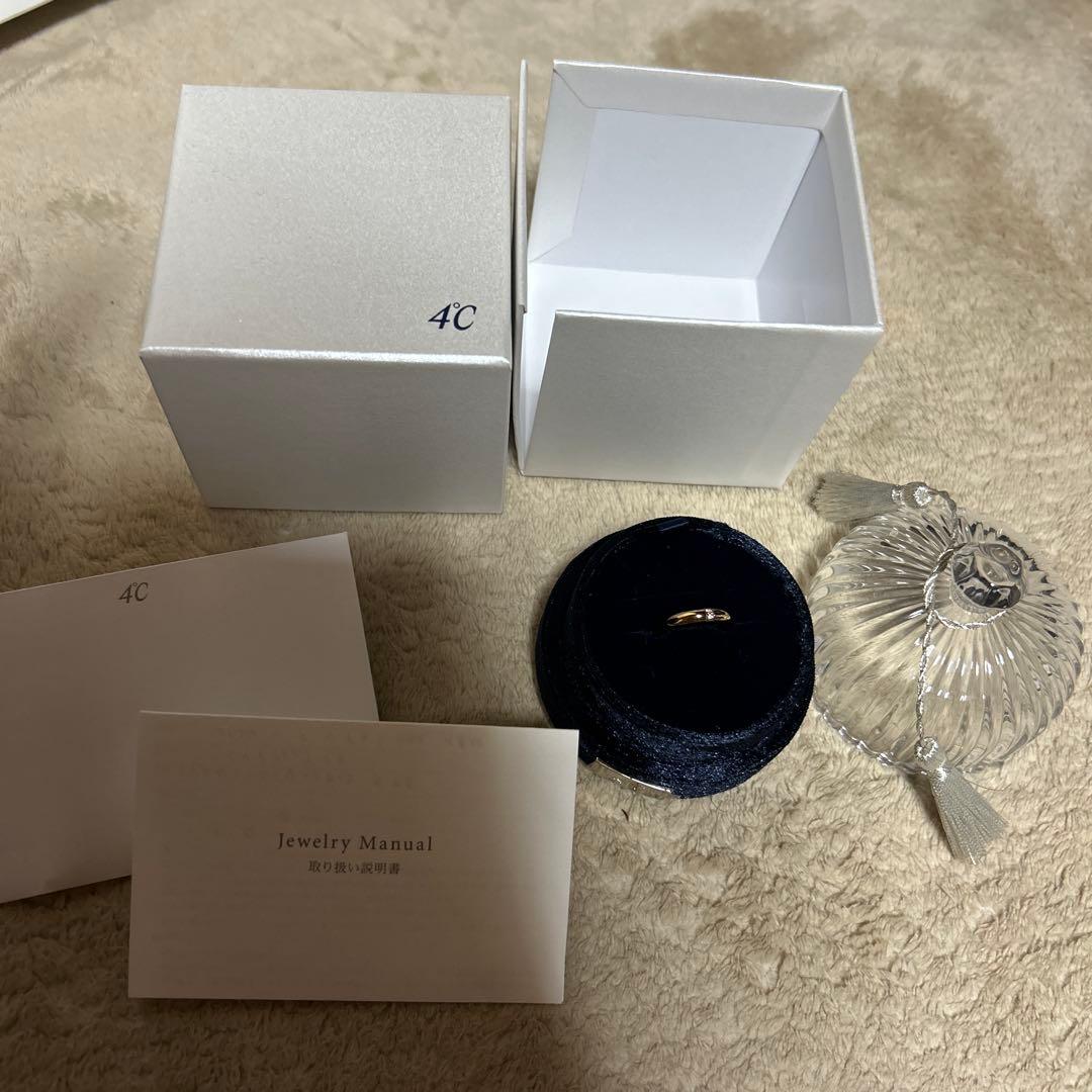 シルバー ピンキーリング　5号　未使用　ゴールド