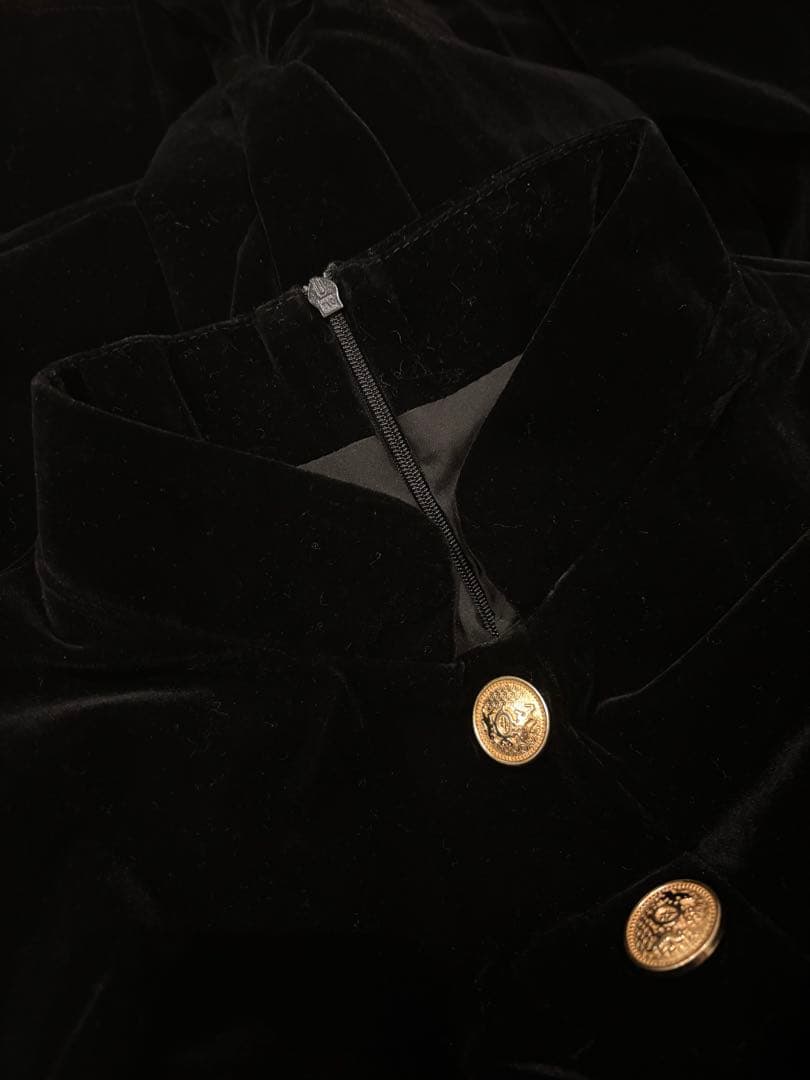 クラシックベルベット ワンピース