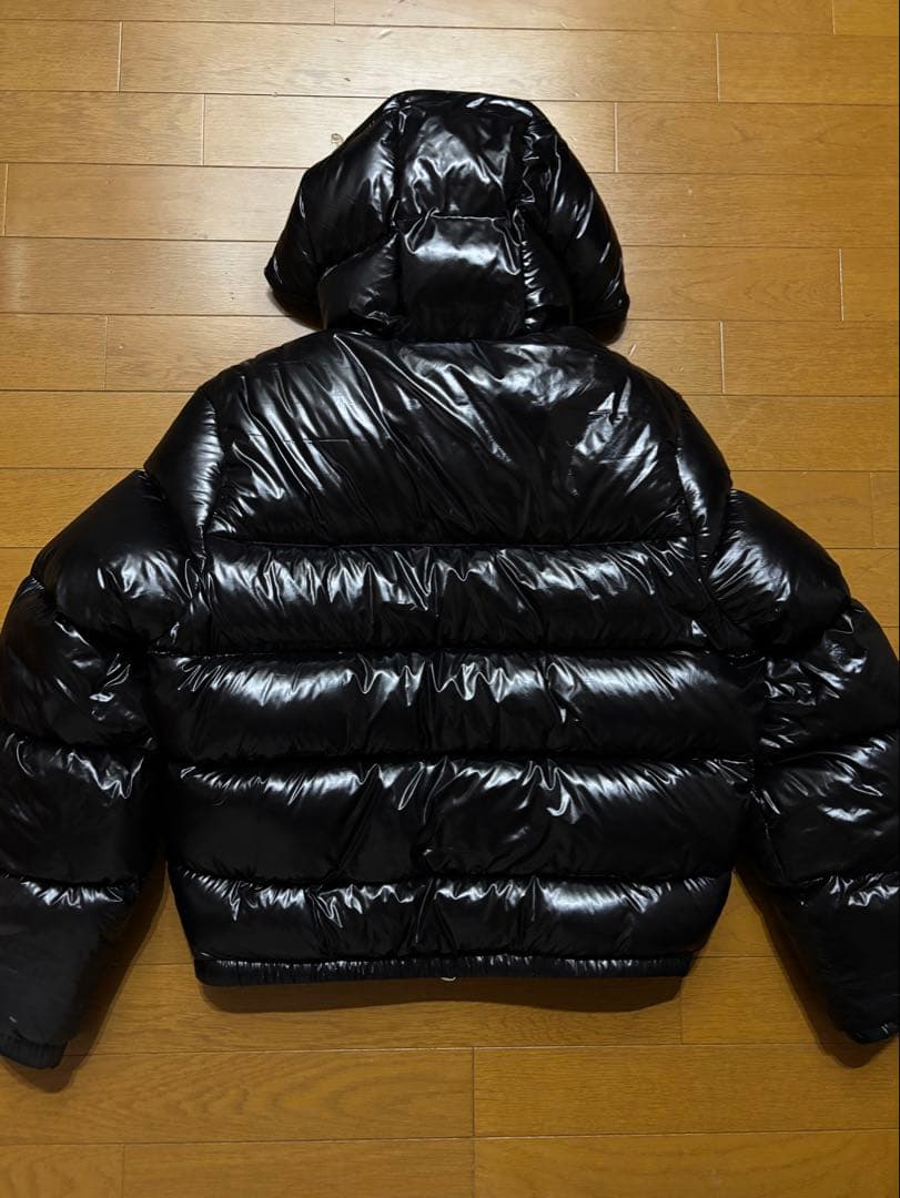 ZARA ブラック ダウンジャケット フード付き