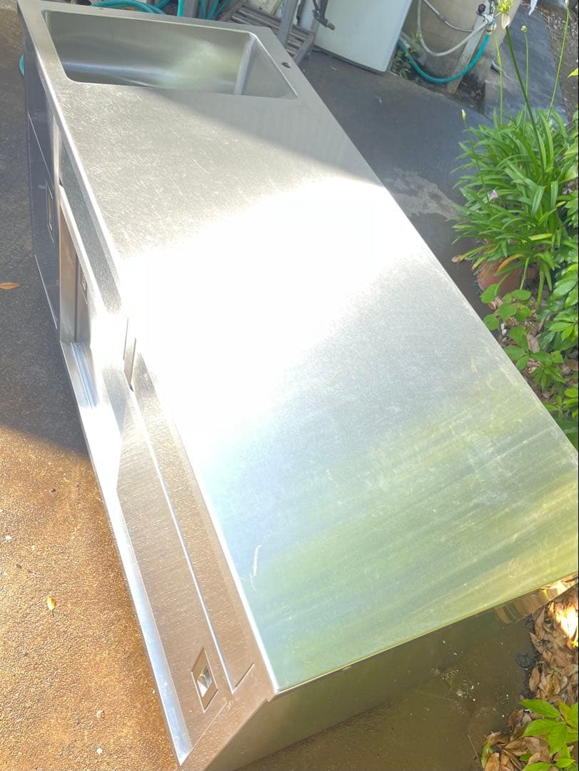 サンタさん ステンレスシンク付き作業台　1500×600×780