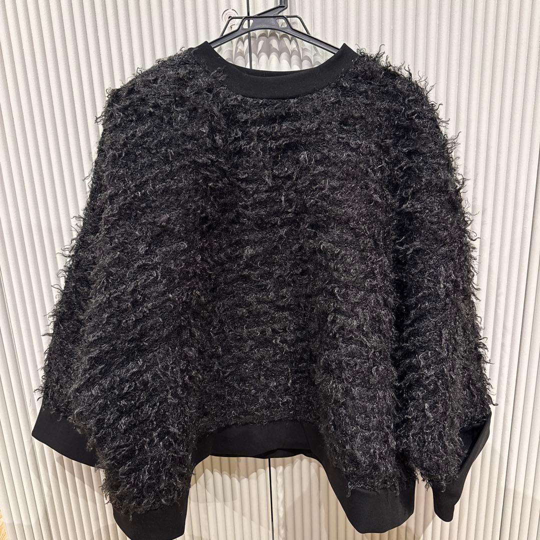 Alegre シャギープルオーバー 黒 black very 光文社