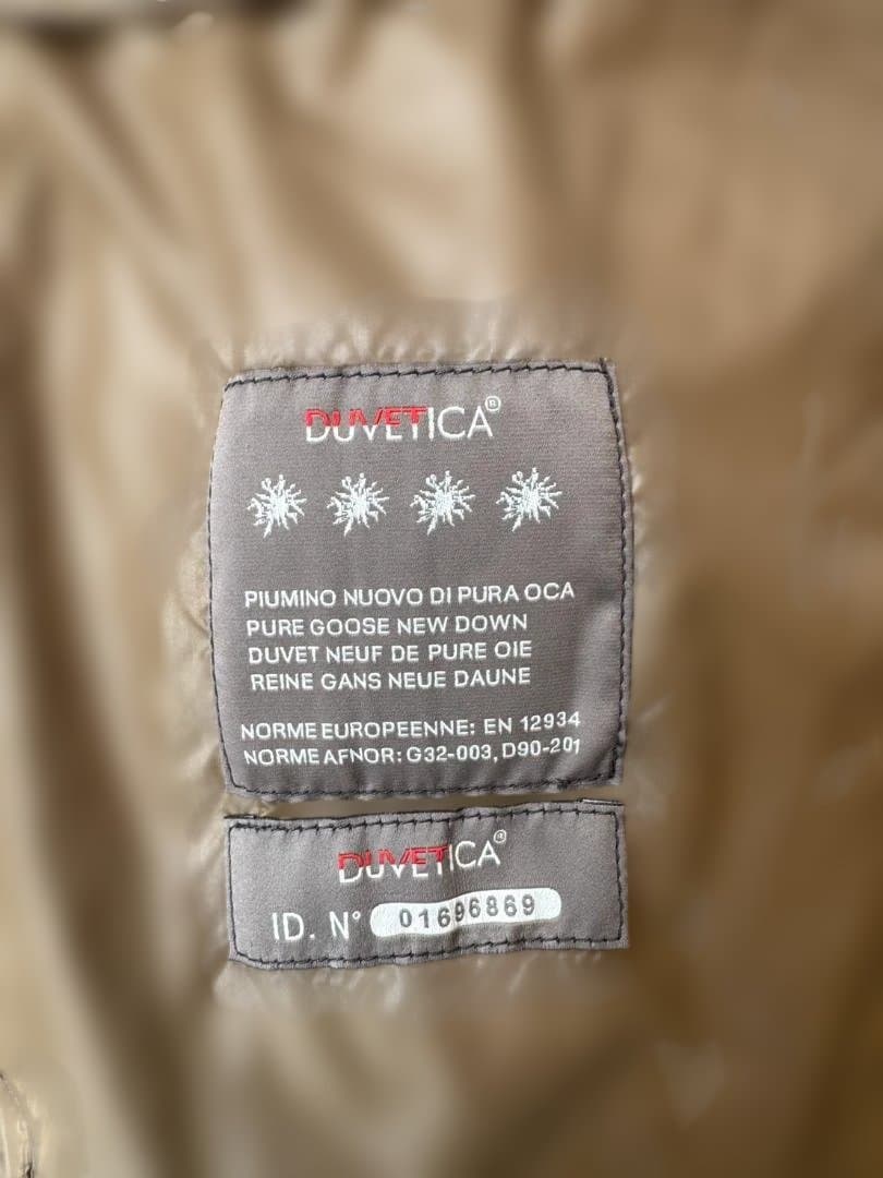 【綺麗】デュベティカ KAPPA ダウンコート 38 ラクーンファー