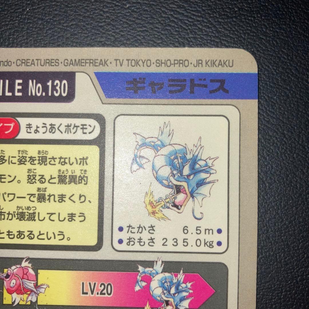 極美品　ギャラドス　カードダス　プリズム　キラ　はかいこうせん