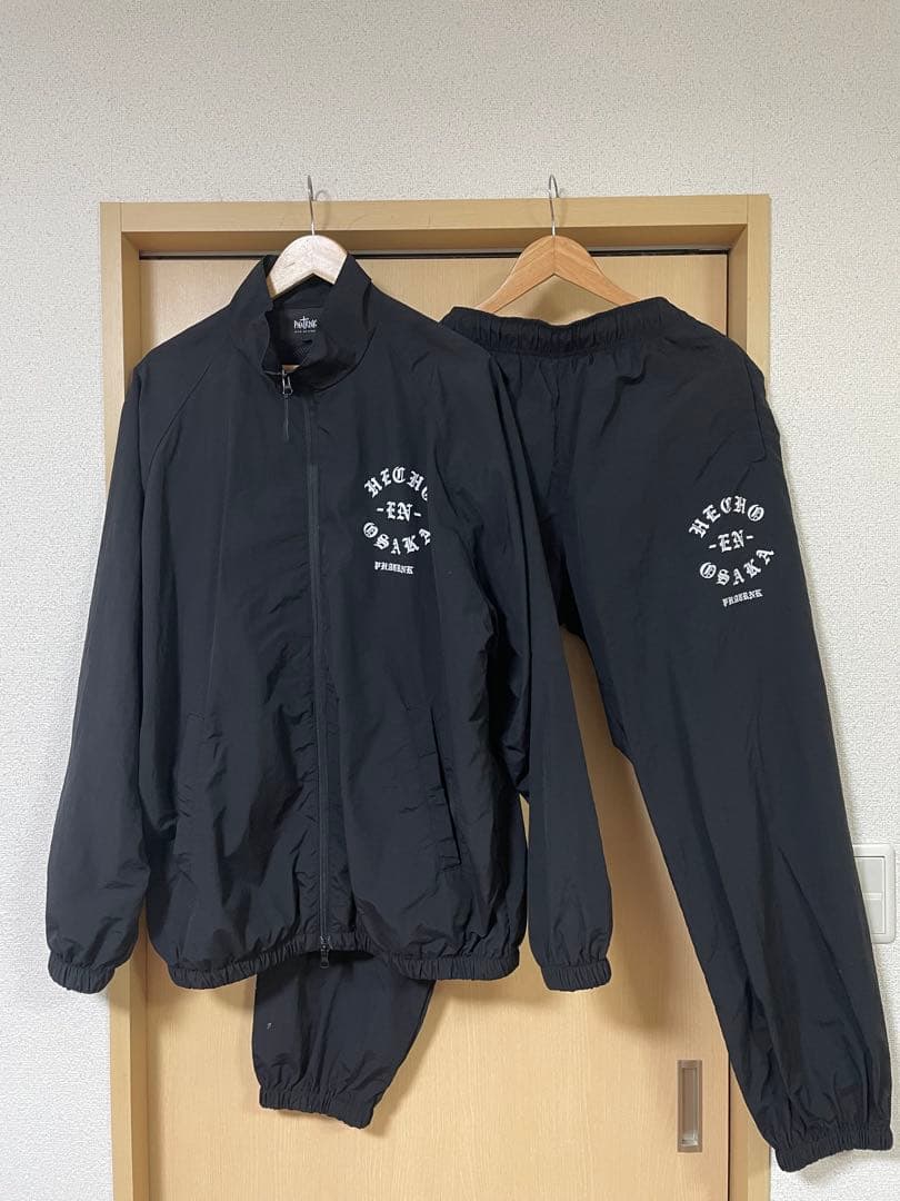 phatrnk 黒 ナイロンジャケット パンツセット