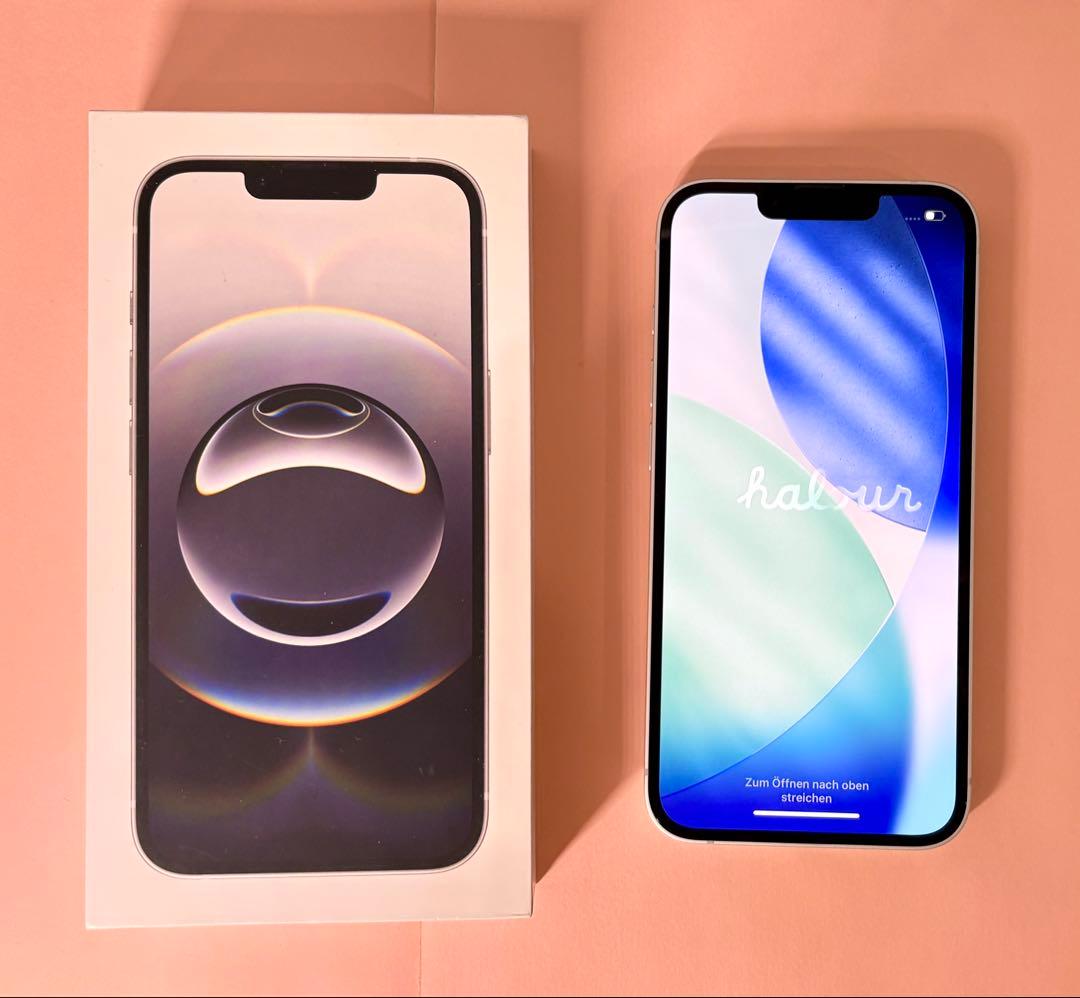 ア*)様 ※中古※ iPhone16e 128GB ホワイト本体　新品同様