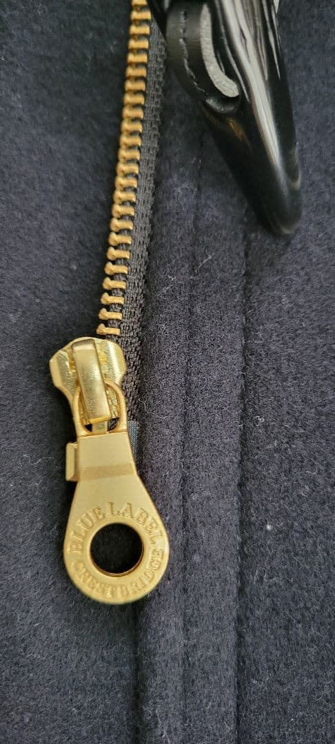 未使用に近い。BLUE LABEL、 ダッフルコート チェック裏地