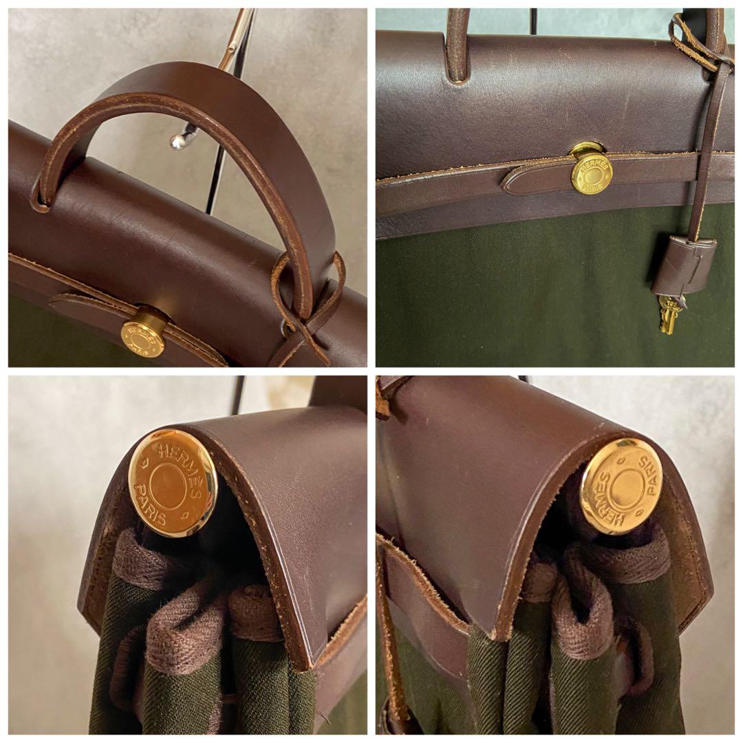 エルメス エールバッグアド リュックサック □G カデナ カギ クロシェット