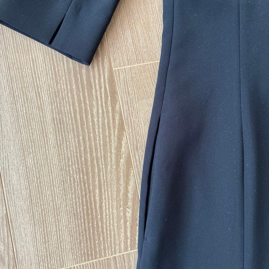 【新品未使用】CELEB ネイビー フレアワンピース 34