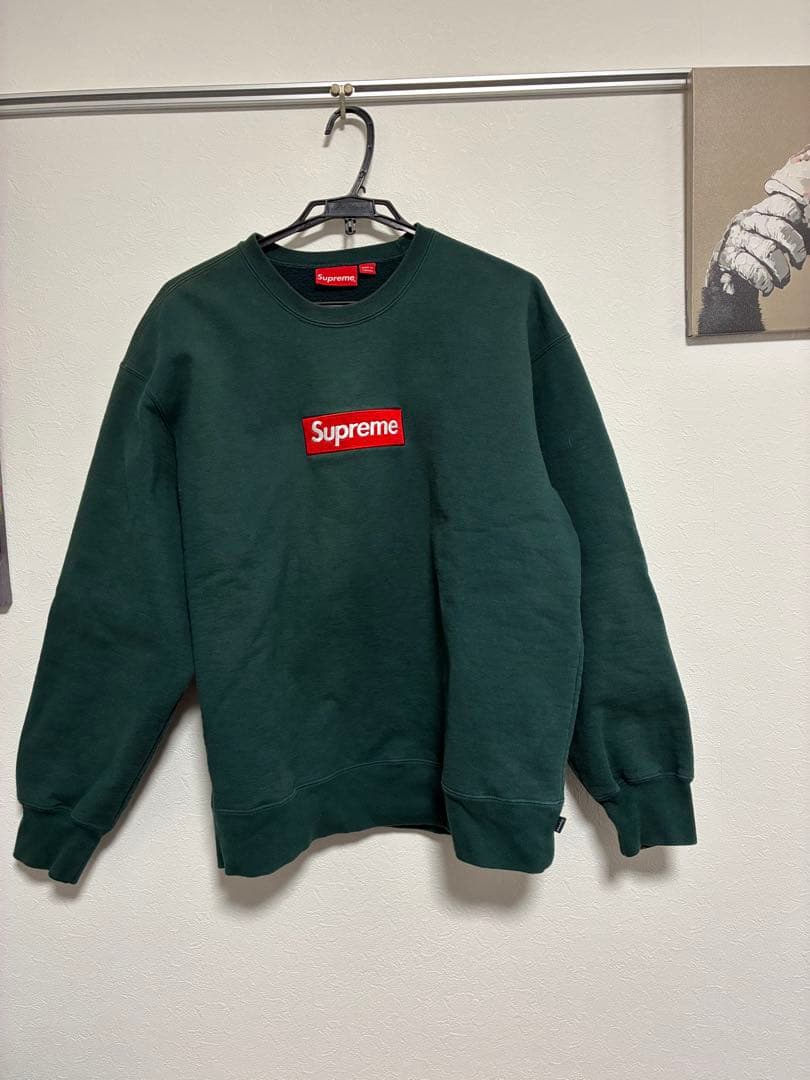 Supreme グリーン　トレーナー