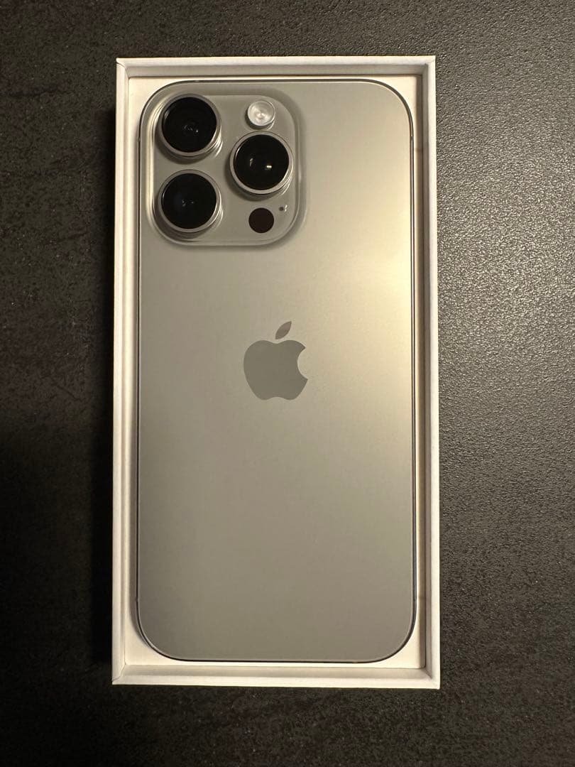 iphone 16 Pro 256gb ナチュラル バッテリ100% 充放電5回