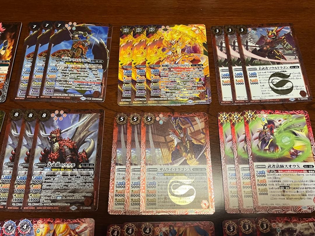 烈火　ソウルドラゴン　クロエ　デッキ　パーツ　まとめ売り
