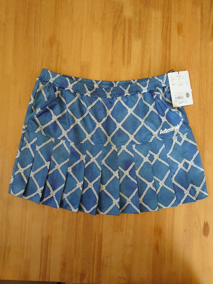 新品未使用　2025SS　Admiral プリーツスカート ブルー　M