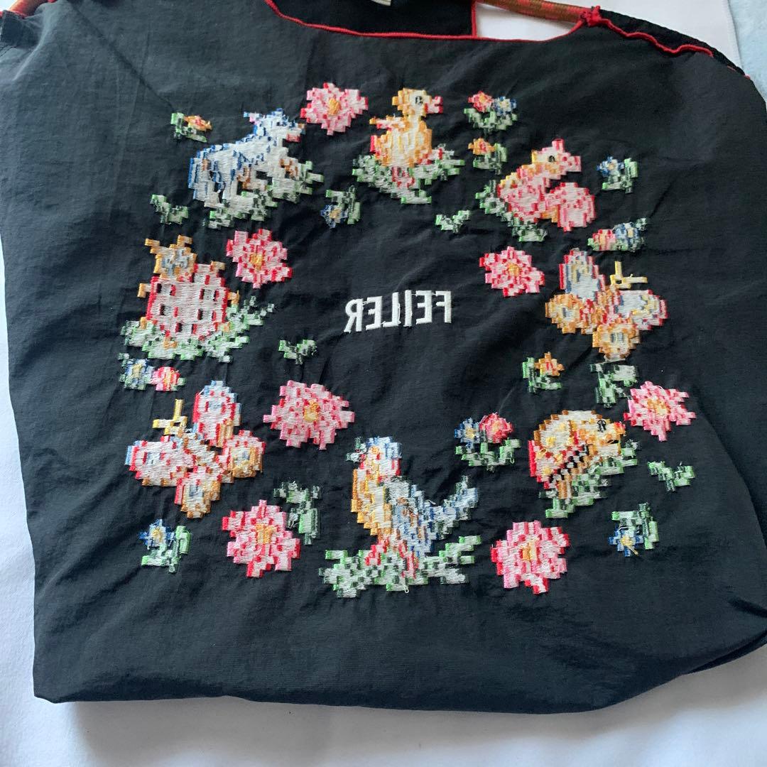 フェイラー　ボールアンドチェーン　バッグ　ハイジ　ブラック　M