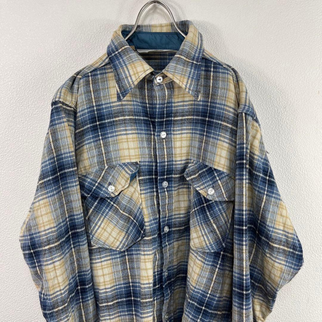 60s~70s woolrich ウールリッチ ネルシャツ ヴィンテージ