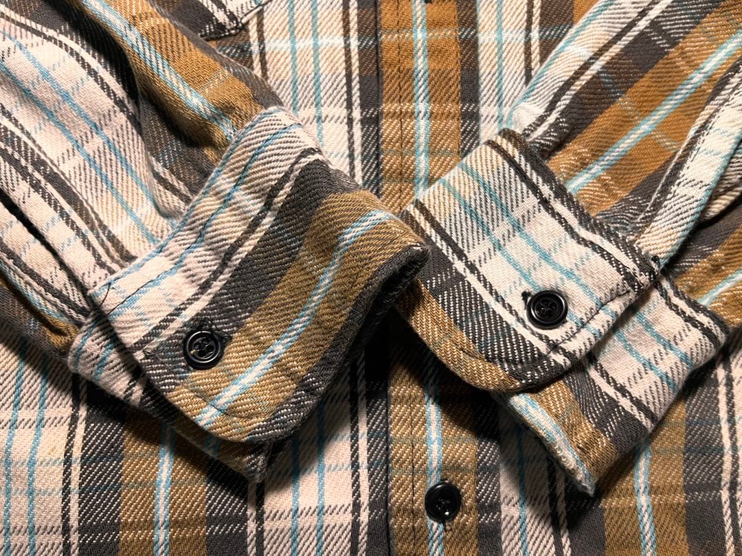 【好配色】80s FROSTPROOF ネルシャツ　MADE IN USA