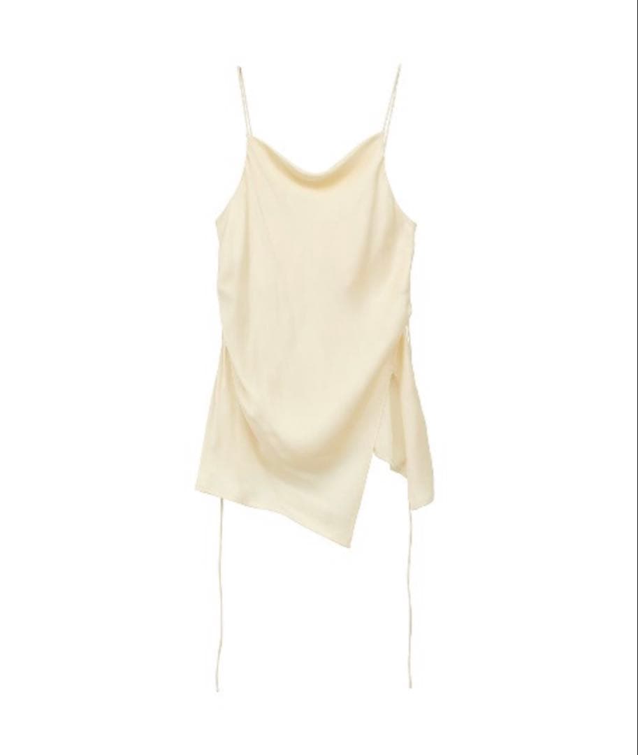 CLANE クラネ　DRAPE SATIN CAMISOLE TOPS サイズ1