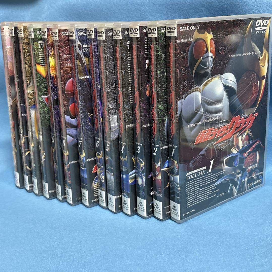 仮面ライダークウガDVD全12巻&新春スペシャルDVDセット