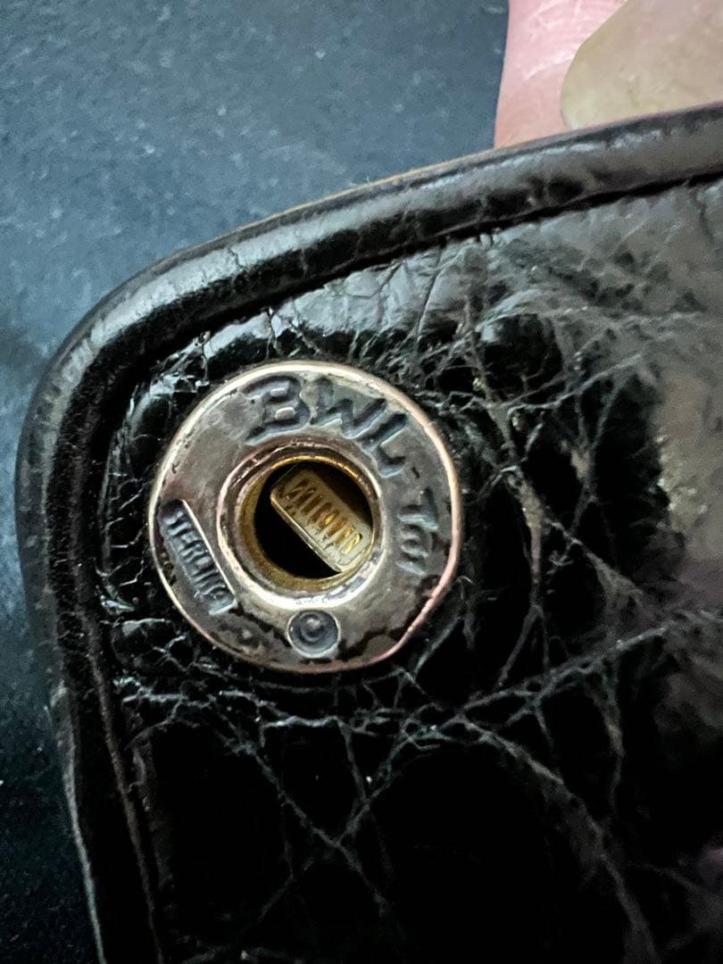 ビルウォール　シャイニー　アリゲーター　ウォレット　長財布　bwl BWL us