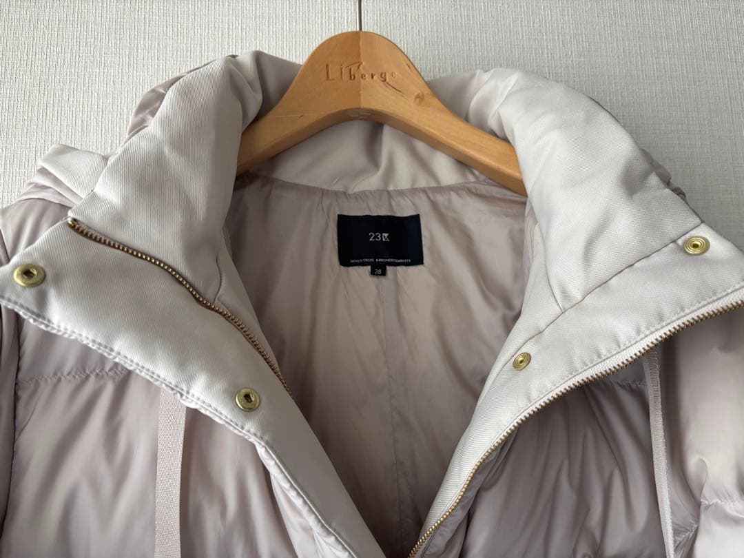 【滝沢眞規子さん着用/VERY掲載】シレータフタ コンパクト ダウンコート M