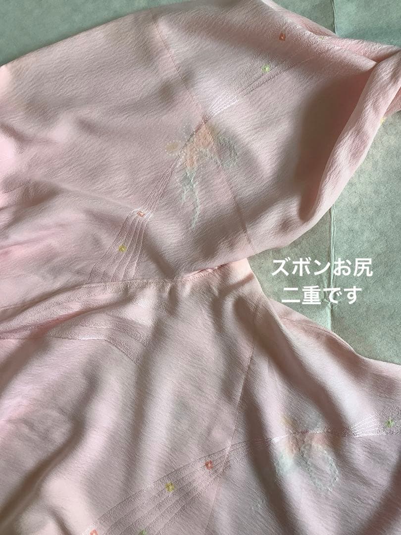 長襦袢反物から仕立てたシルクパジャマ　⑫