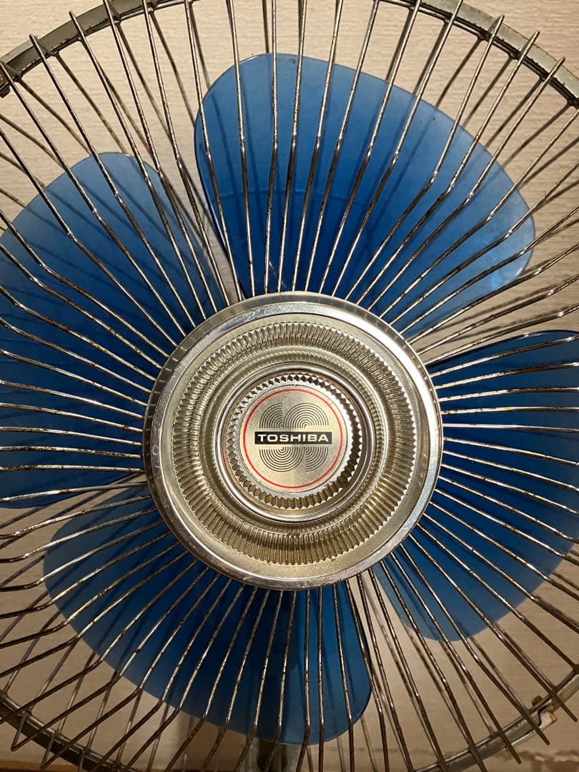 超希少‼️【作動確認済み】昭和レトロ　上ルボタン付TOSHIBA 扇風機　タイマー
